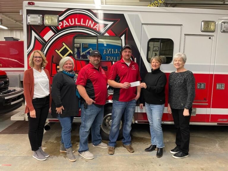 Paullina Fire Department Receives Donation